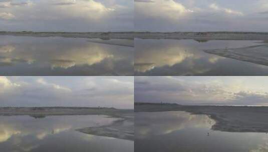 2022.07.26阿勒泰乌拉古湖 日出航拍4k 50p_0091高清在线视频素材下载