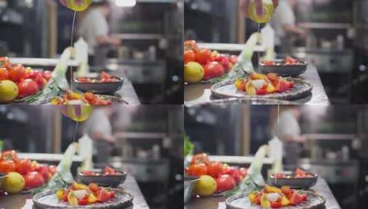 制作美食的厨师高清在线视频素材下载