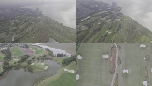 金鸡湖高尔夫高清在线视频素材下载