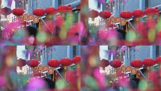 恭贺新春 春节街景高清在线视频素材下载