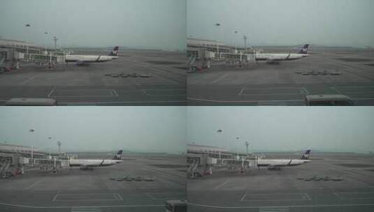 重庆江北国际机场高清在线视频素材下载