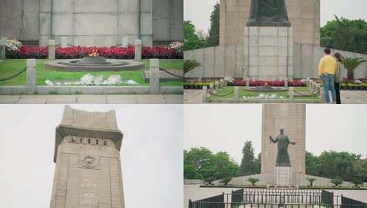 6598 雨花台 陵园烈士 纪念碑高清在线视频素材下载