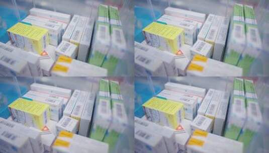 医院药房药剂师选药品高清在线视频素材下载