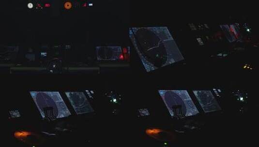 航海 雷达 船舱  货轮高清在线视频素材下载