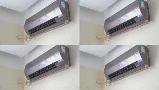 夏季家庭电器，海尔卡萨帝空调产品高清在线视频素材下载