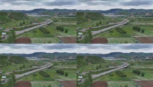 山区乡村高速公路高清在线视频素材下载
