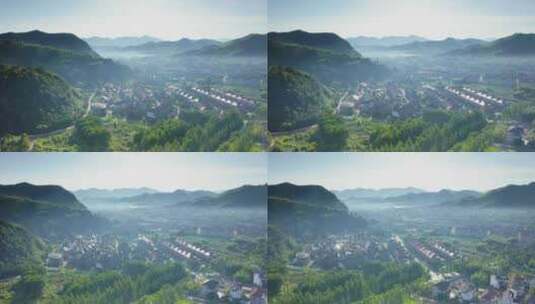 浙江湖州安吉余村景区青山绿水两山论发源地高清在线视频素材下载