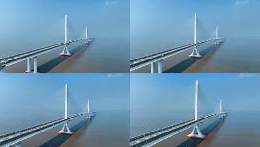 上海长江大桥 跨海大桥高清在线视频素材下载