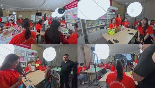 4k电商直播培训  网络直播学习高清在线视频素材下载