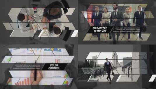 简洁企业宣传业务介绍项目推广AE模板高清AE视频素材下载