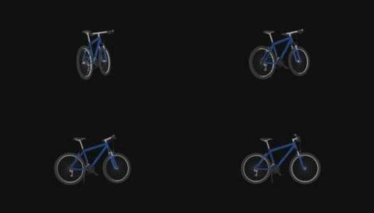 自行车三维立体模型元素展示高清AE视频素材下载