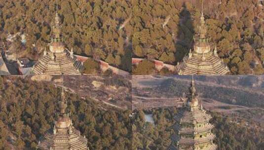 广胜寺 寺庙 寺院 山西古建高清在线视频素材下载