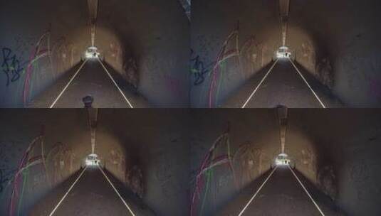 混凝土墙体上的涂鸦高清在线视频素材下载