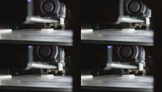 3D打印机在打印产品高清在线视频素材下载
