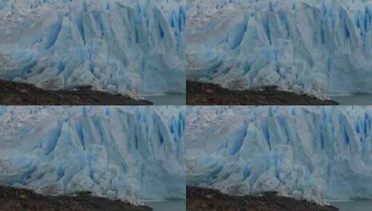 蓝色的冰川高清在线视频素材下载