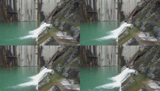 航拍水库 河流高清在线视频素材下载