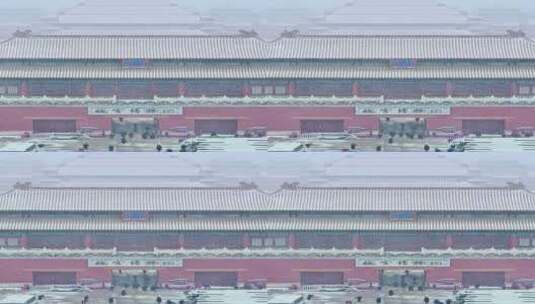 故宫雪景高质量4K高清在线视频素材下载