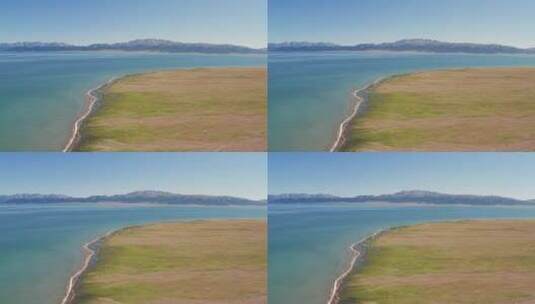 中国新疆赛里木湖夏季风景高清在线视频素材下载