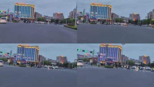 城市街头道路实拍高清在线视频素材下载