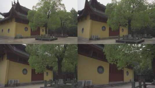 杭州大运河萧山博物馆建筑视频高清在线视频素材下载
