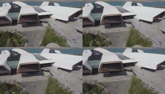 滨海新区  国家海洋博物院高清在线视频素材下载