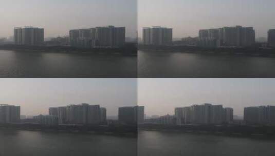 广州老城区航拍高清在线视频素材下载