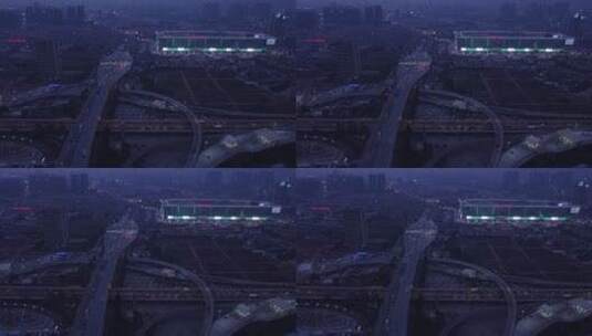 广州南沙区城市风光航拍高清在线视频素材下载