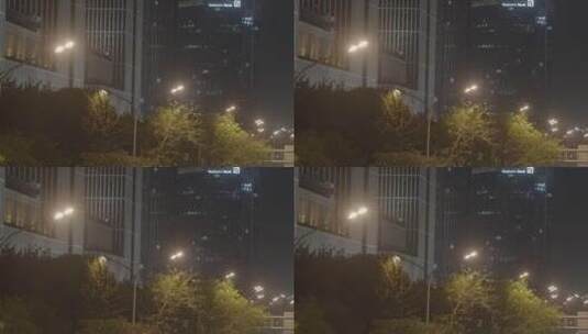 城市夜景 夜景车流高清在线视频素材下载