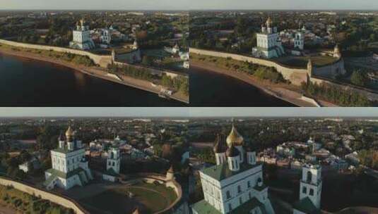 俄罗斯老城区高清在线视频素材下载