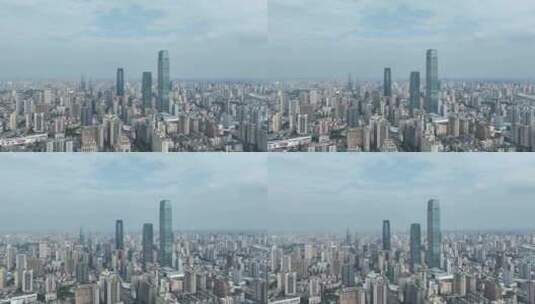 长沙城市风光航拍IFS国金中心高楼大厦高清在线视频素材下载