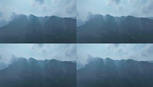 山峰航拍庐山风景区山脉山丘山岭山陵高清在线视频素材下载