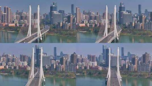 4K航拍广东惠州合生大桥4高清在线视频素材下载
