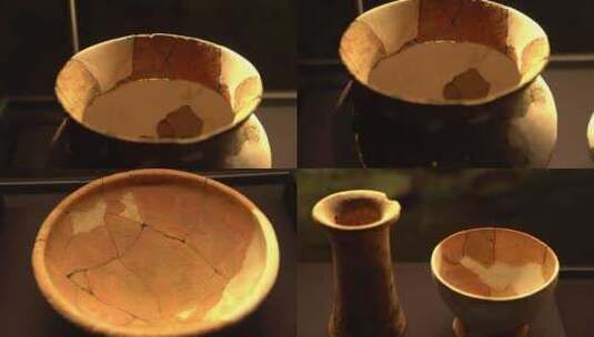 古董修复古陶罐古陶器文物修复高清在线视频素材下载