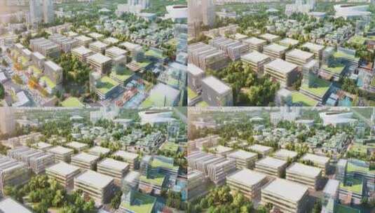 三维城市规划动画08高清在线视频素材下载