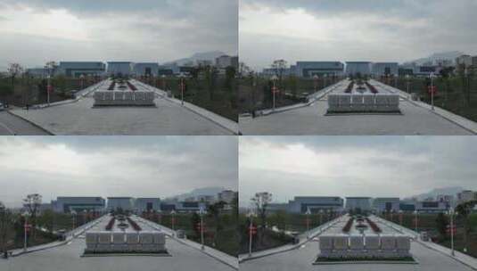福州福耀科技大学航拍大学校园学校建筑风光高清在线视频素材下载