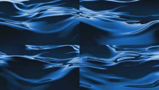 蓝色抽象水纹波浪高清在线视频素材下载