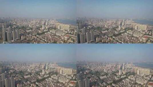 广东湛江城市风光交通航拍高清在线视频素材下载