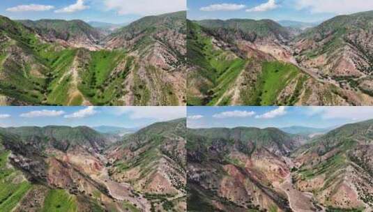 新疆托乎拉苏地貌航拍8高清在线视频素材下载