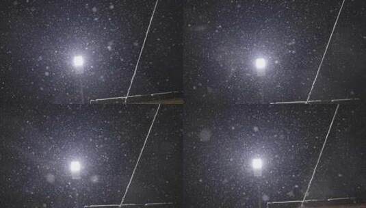 雪，冬天，黑暗，寒冷高清在线视频素材下载