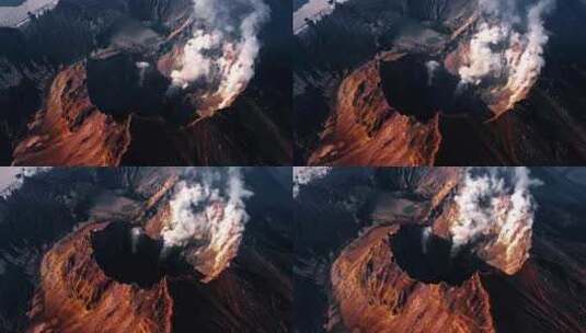 活火山天线高清在线视频素材下载