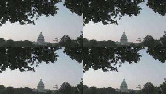 美国国会大厦高清在线视频素材下载