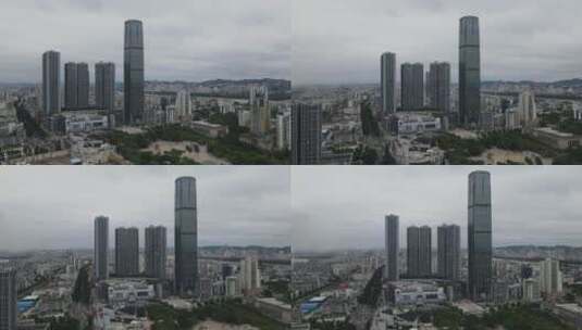 广西柳州地王大厦高清在线视频素材下载