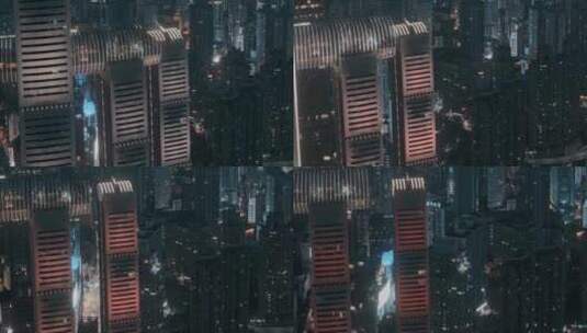重庆来福士广场电影感镜头高清在线视频素材下载