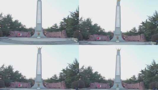 武汉二七纪念馆片段4纪念碑高清在线视频素材下载