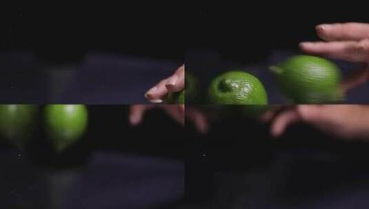青柠檬 lime 尤力克  升格100帧高清在线视频素材下载