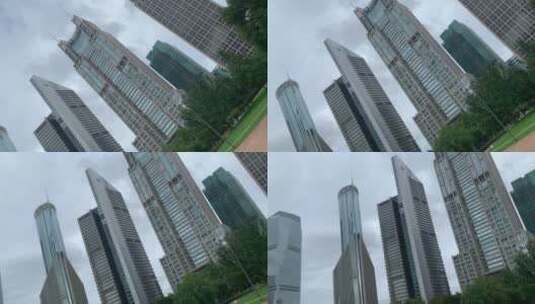 上海银行大厦高清在线视频素材下载