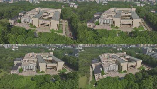 武汉华中科技大学，图书馆高清在线视频素材下载
