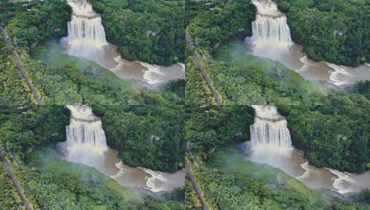 4k航拍贵州5A级国家景区黄果树大瀑布 10高清在线视频素材下载