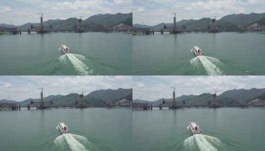 安徽太平湖航拍高清在线视频素材下载