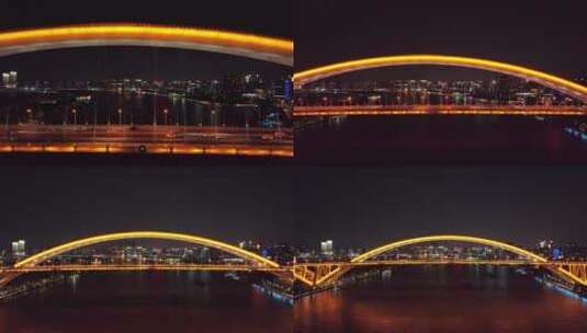 卢浦大桥悬索桥高清在线视频素材下载